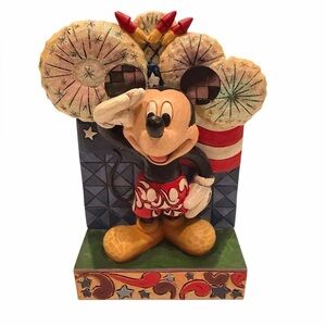 JIM SHORE SHOWCASE COLLECTION Figure Mickey Mouse “We Salute You" ST#4016558